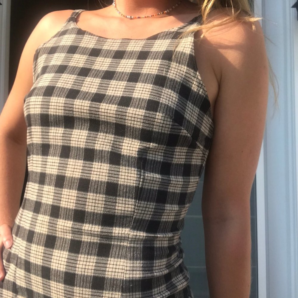 Checked MiniDress - Picture 2 of 3